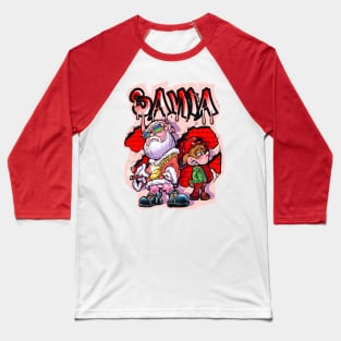 HIP HOP SANTA AND RUDY Baseball T-Shirt